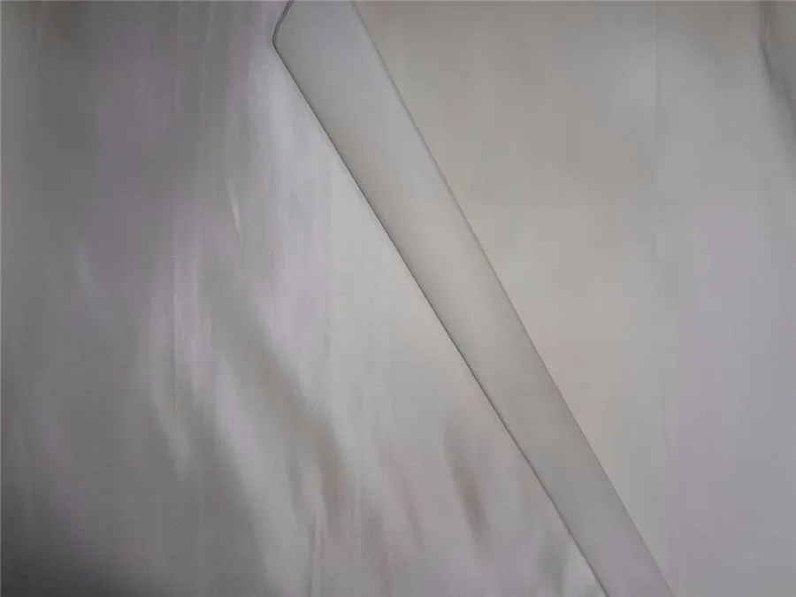 100% silk ivory color dutchess satin backed with organza silk 60&quot; wide 55 momme
