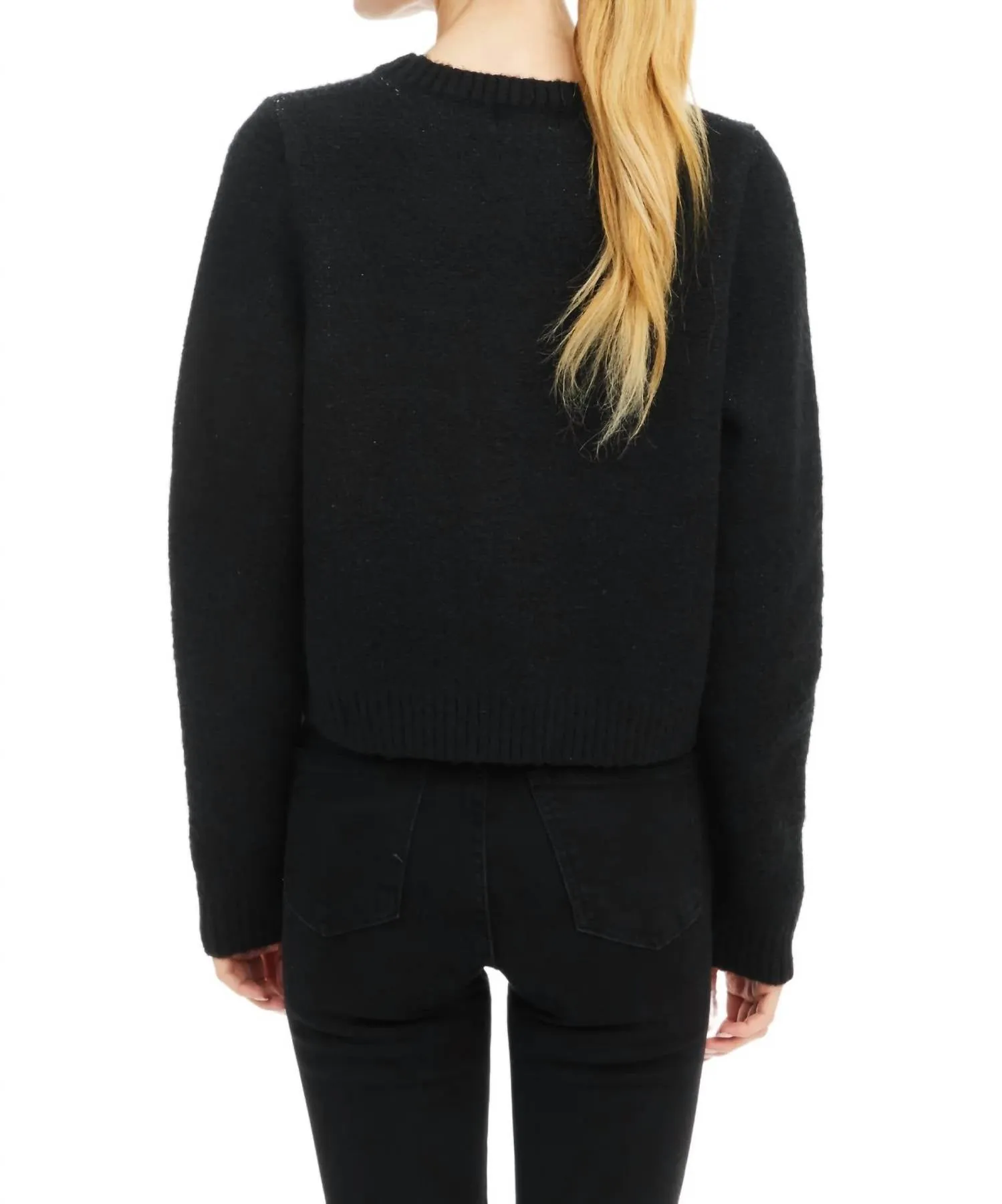 Allison New York - FLORAL EMBROIDERED SWEATER