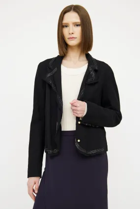 Applique Button Blazer