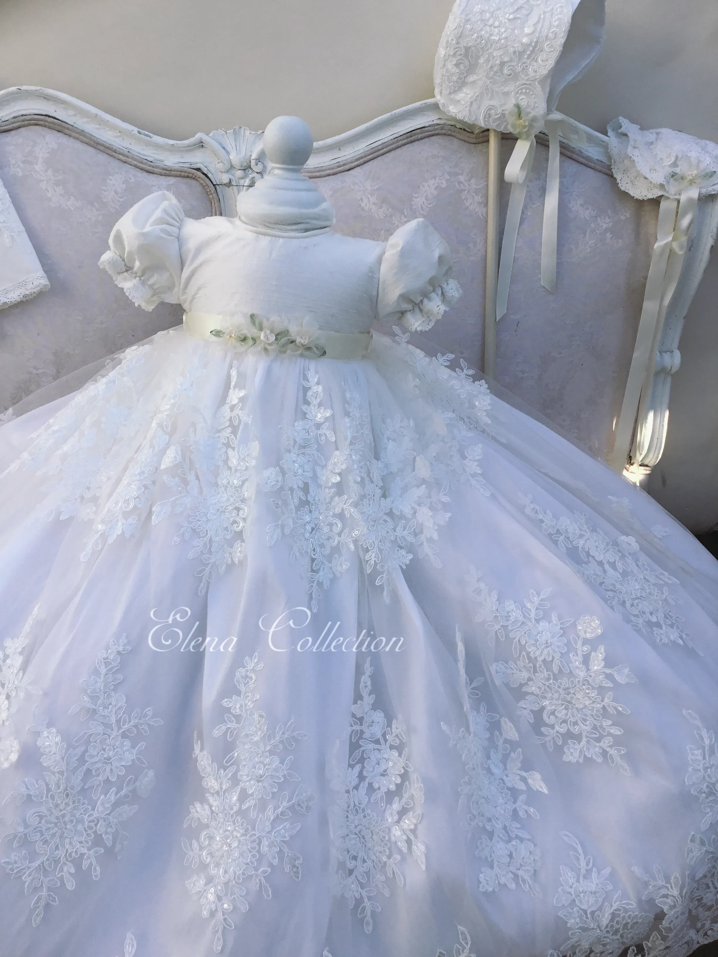 Christening Lace Gown  - Karen