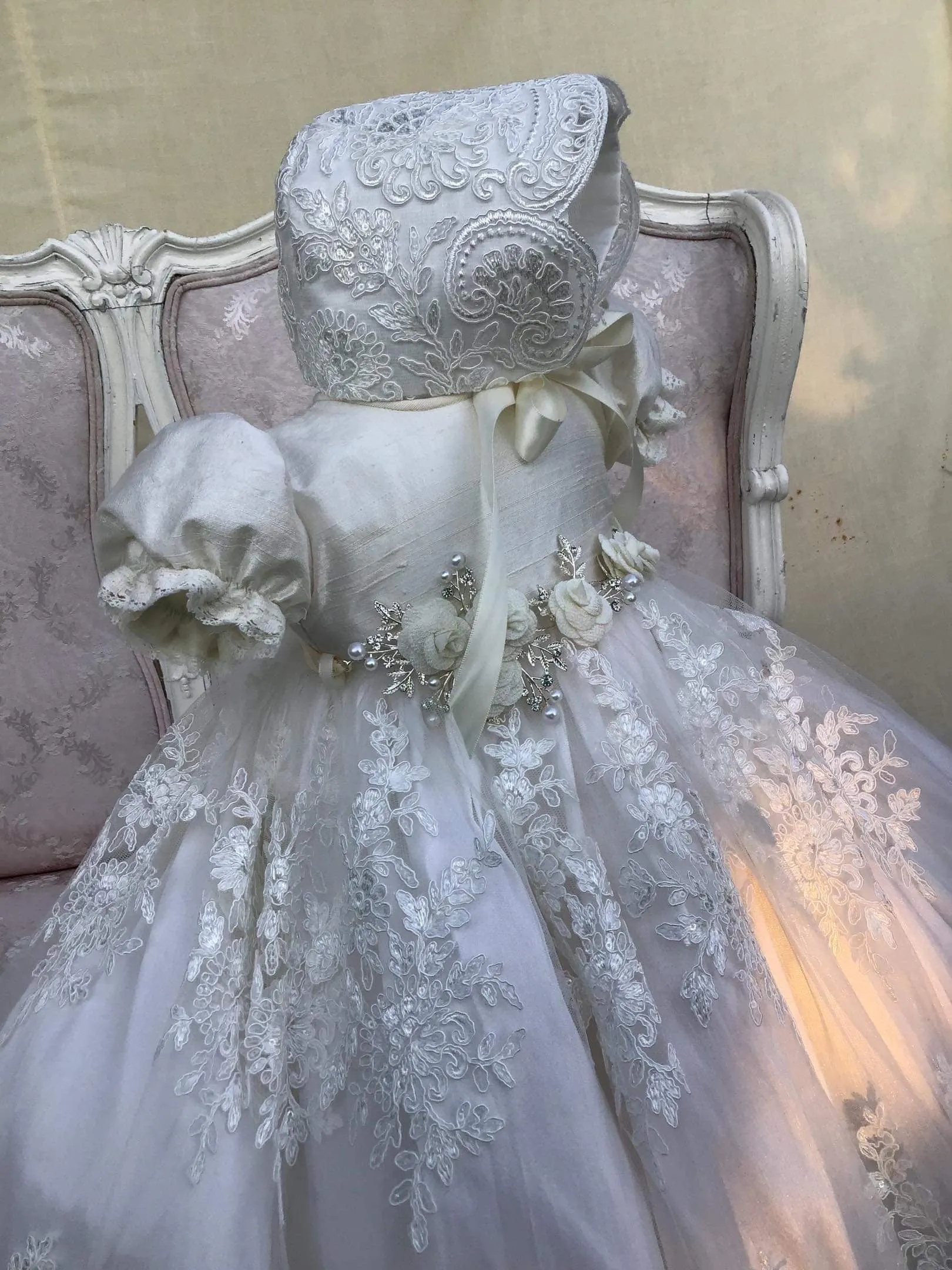 Christening Lace Gown  - Karen