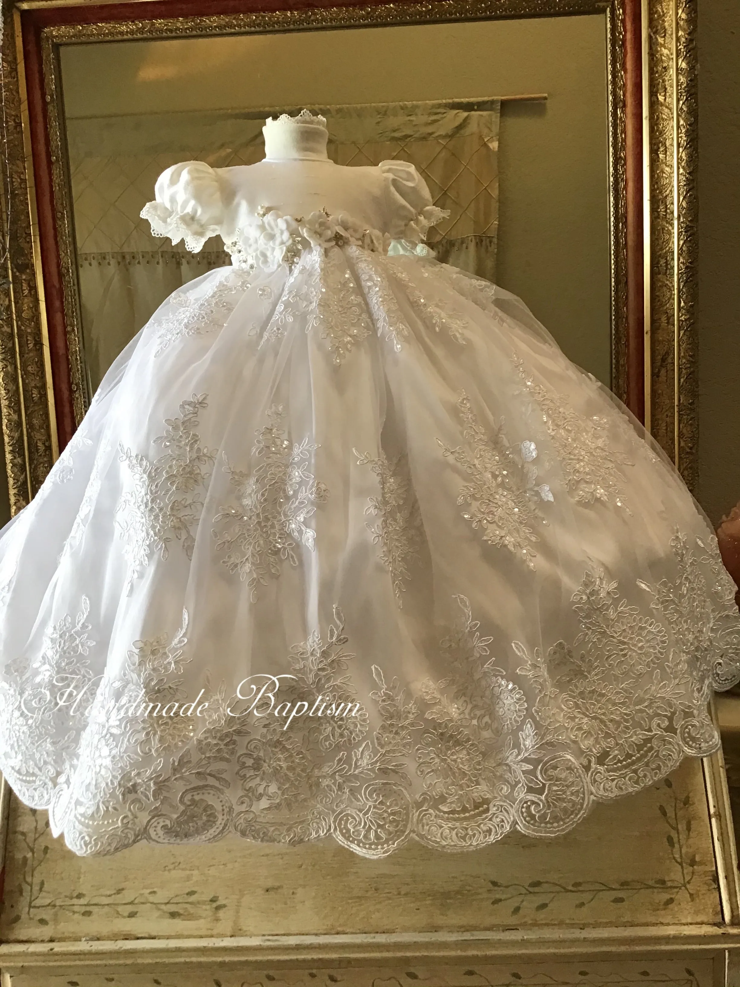 Christening Lace Gown  - Karen