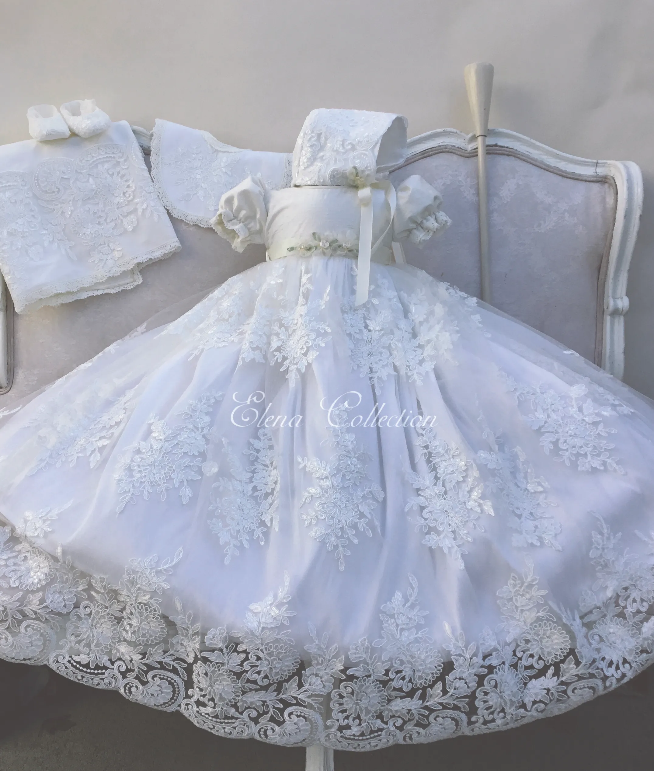Christening Lace Gown  - Karen