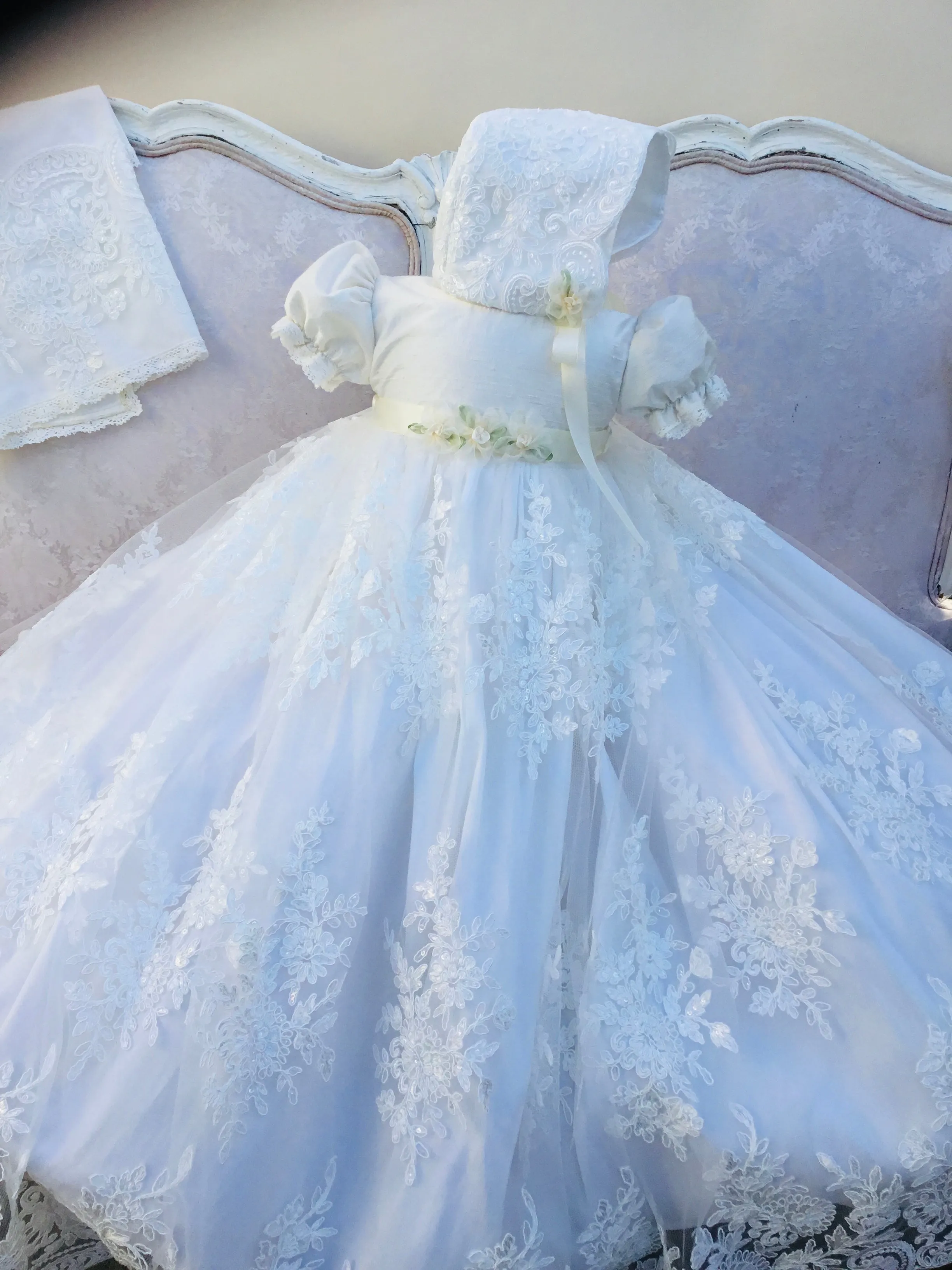 Christening Lace Gown  - Karen