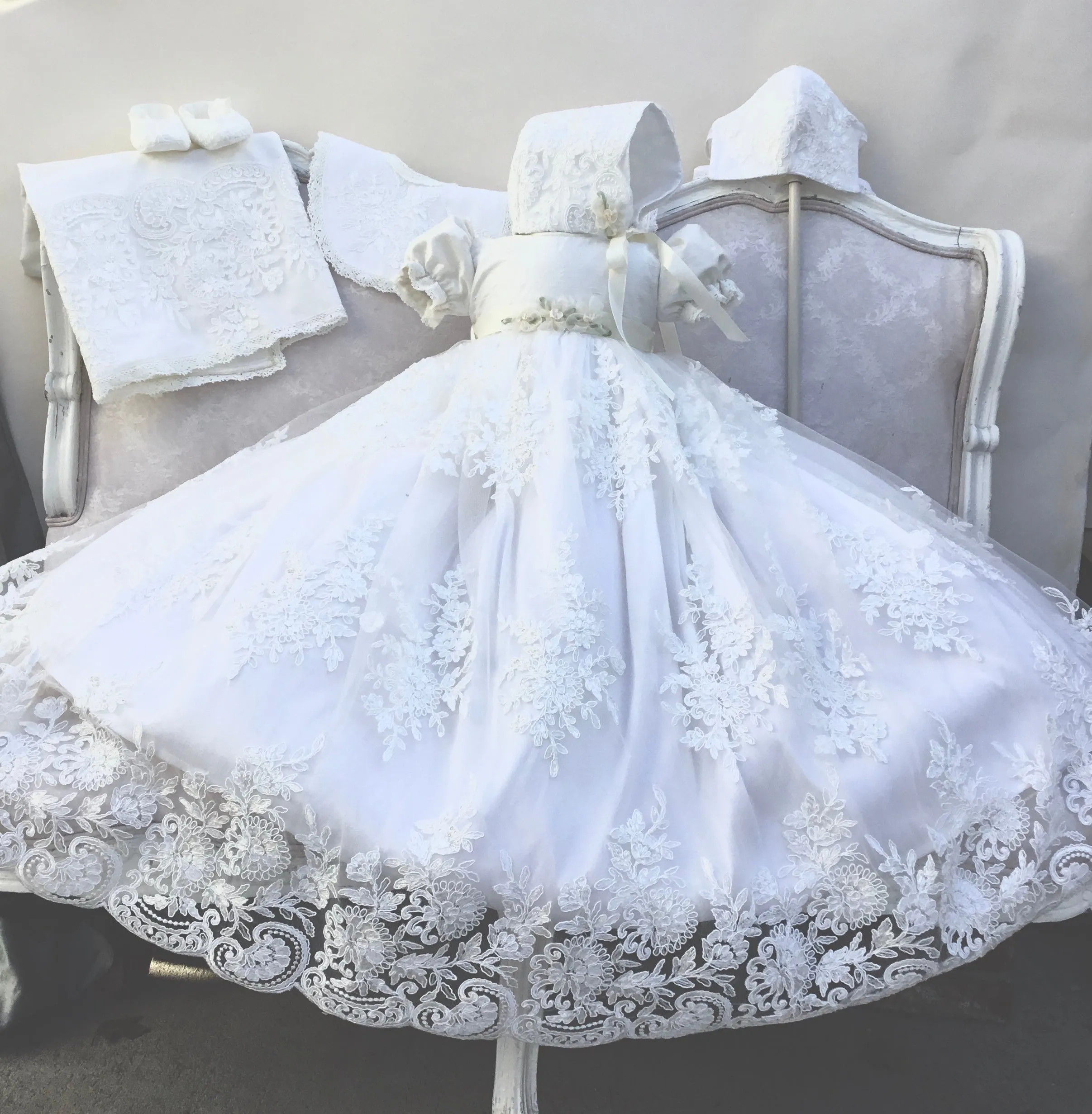 Christening Lace Gown  - Karen