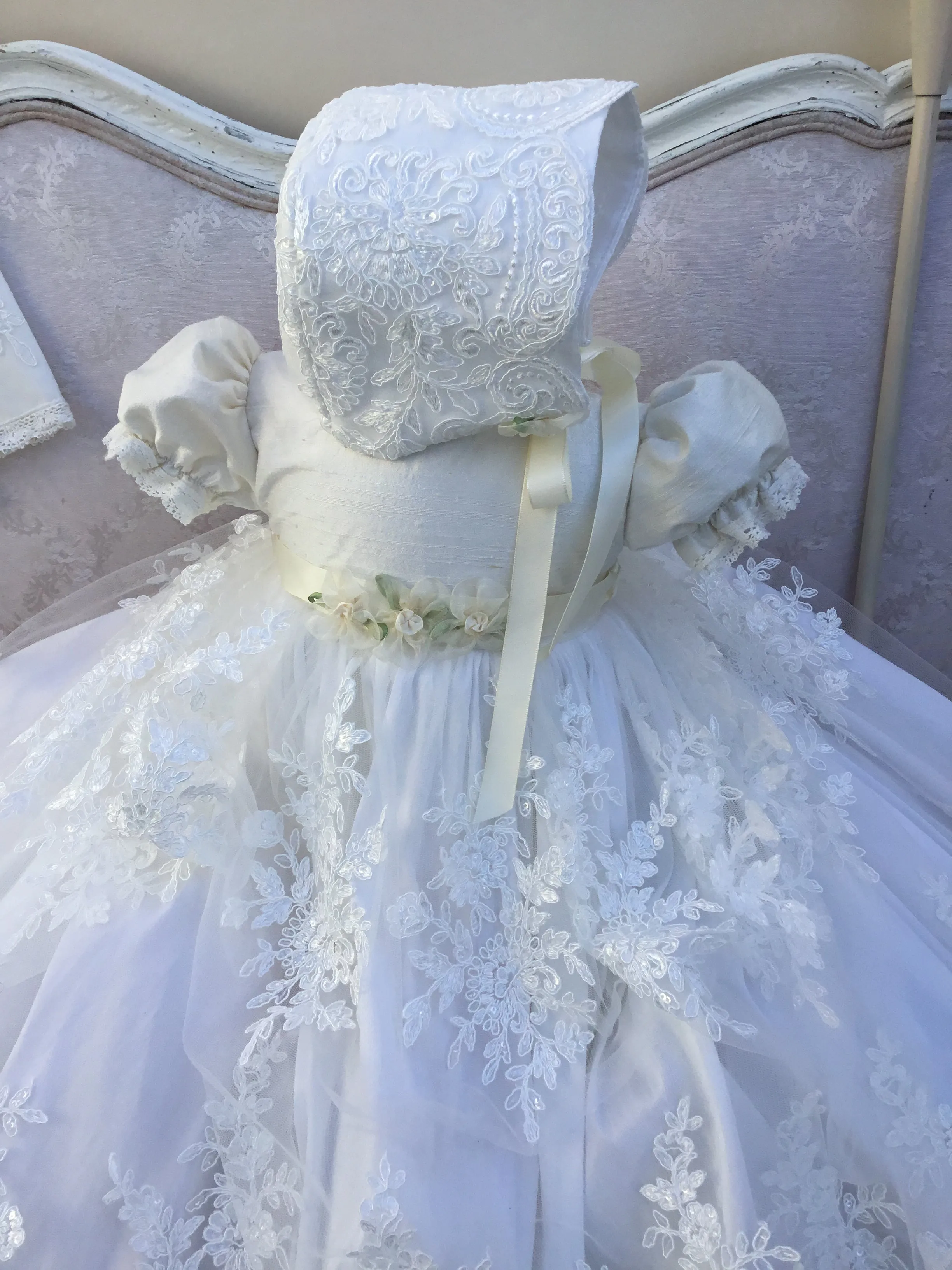 Christening Lace Gown  - Karen