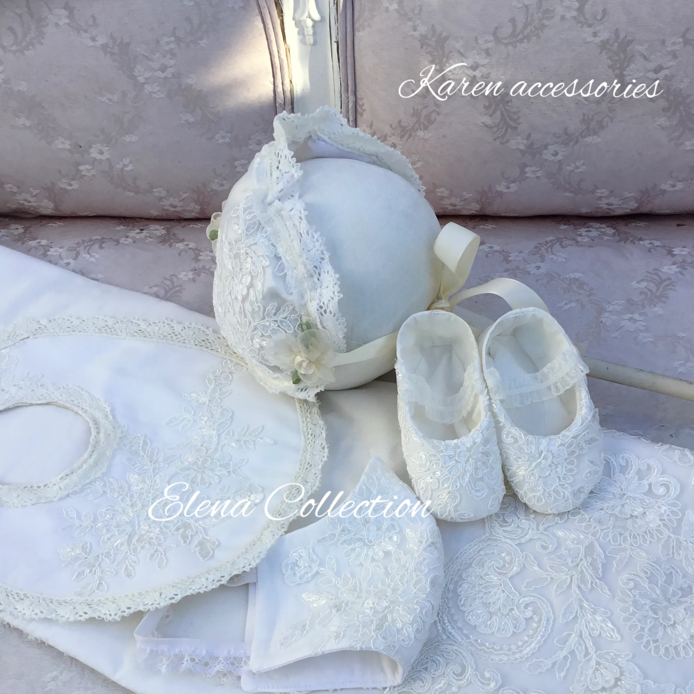 Christening Lace Gown  - Karen