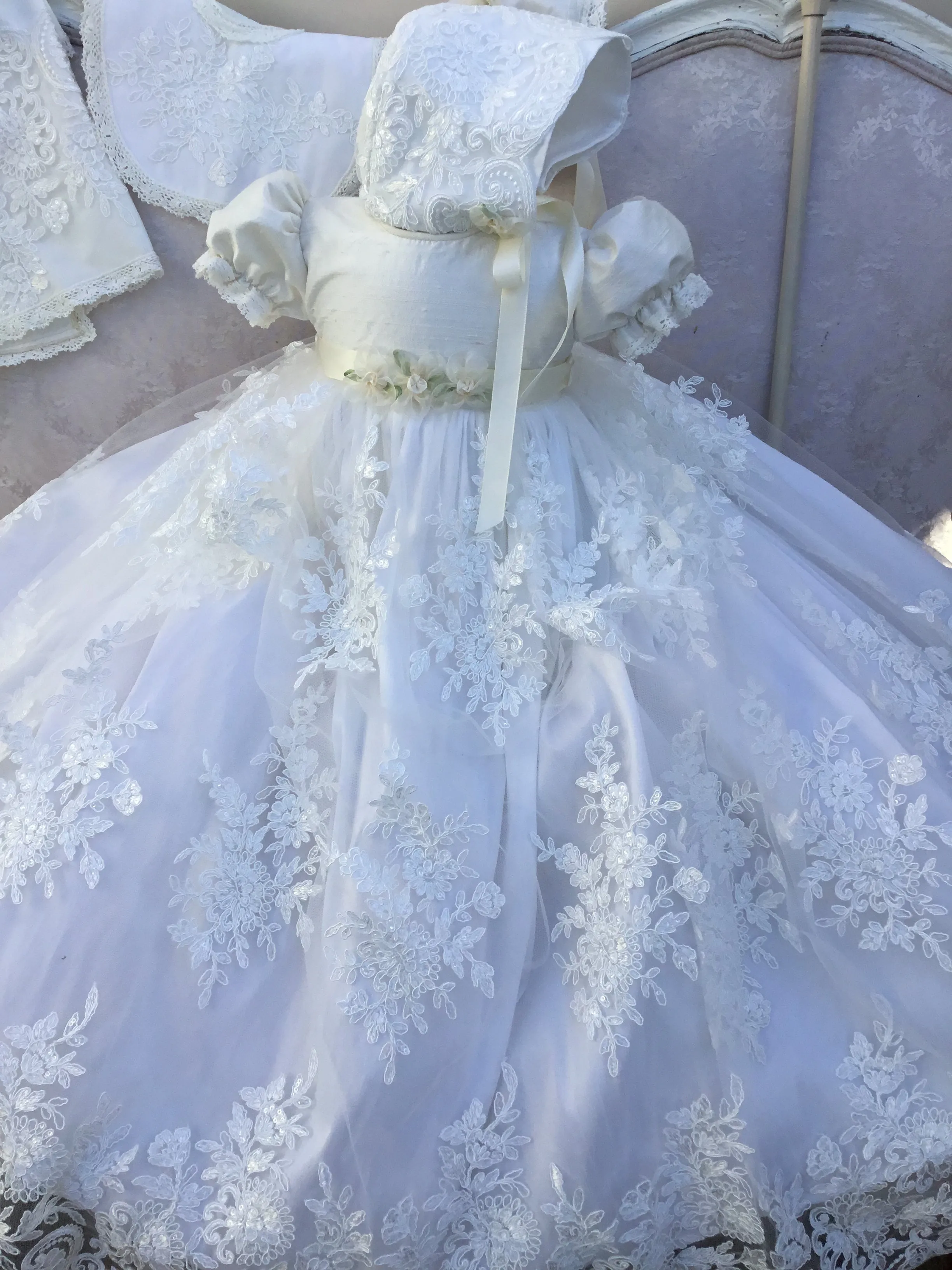 Christening Lace Gown  - Karen