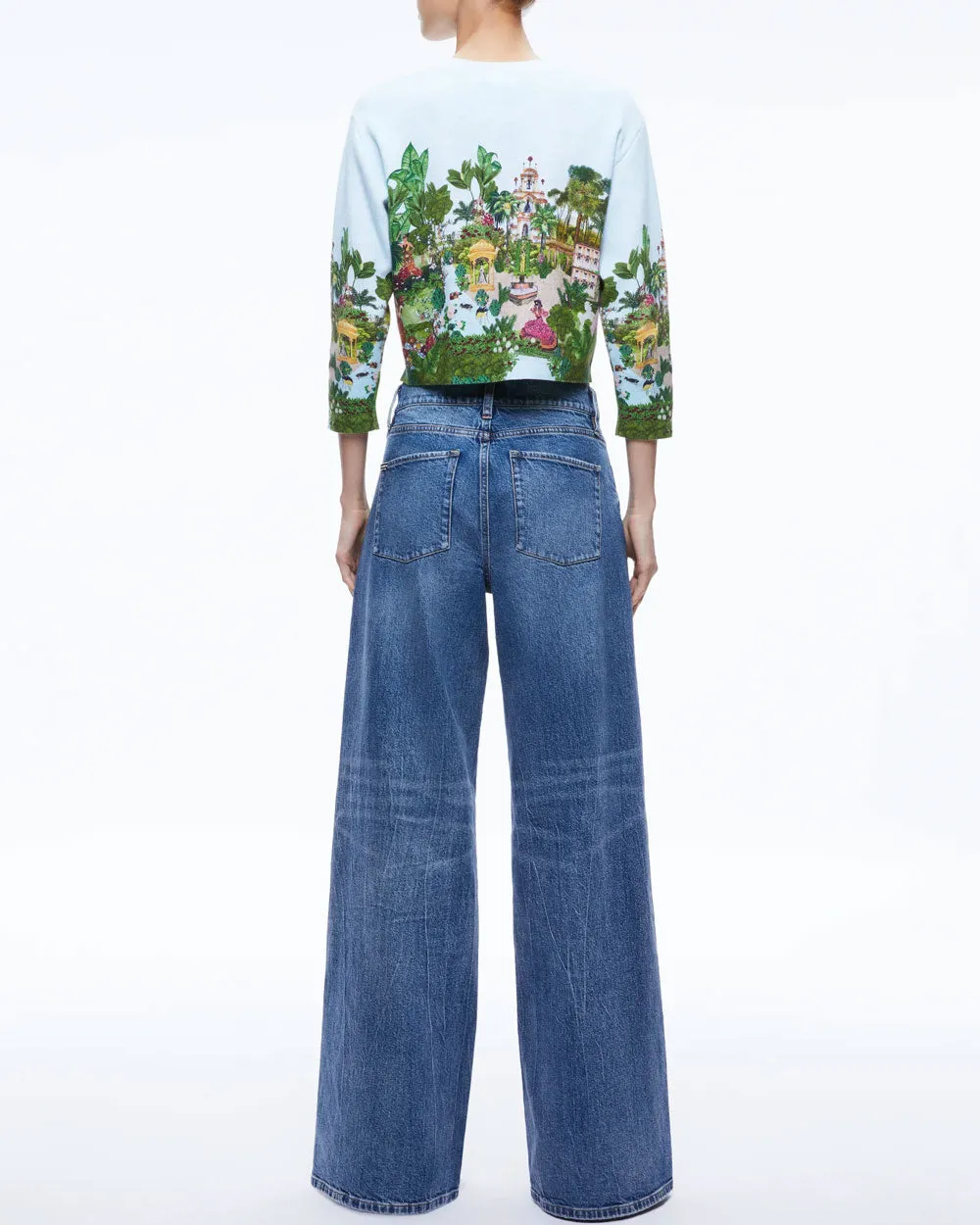 Couture Palace Embroidered Cropped Cardi