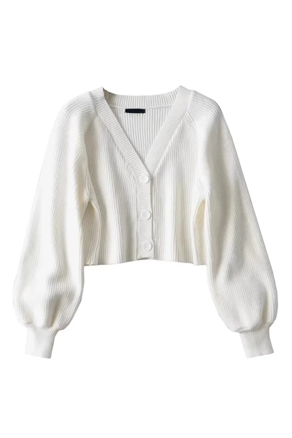 'Finley' Knitted Cropped Cardigan (4 Colors)
