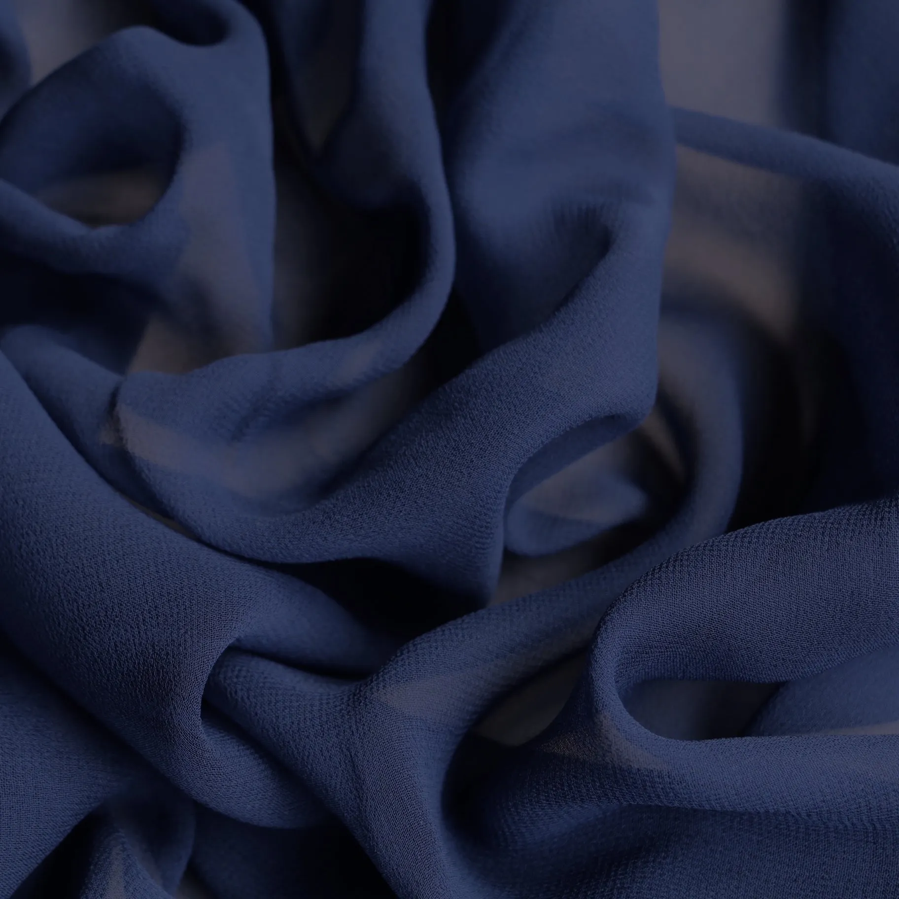 Gette Azure Silk Georgette