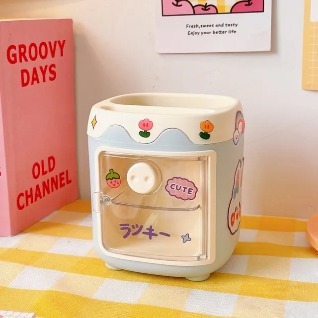 Kawaii Cartoon Pencil Holder