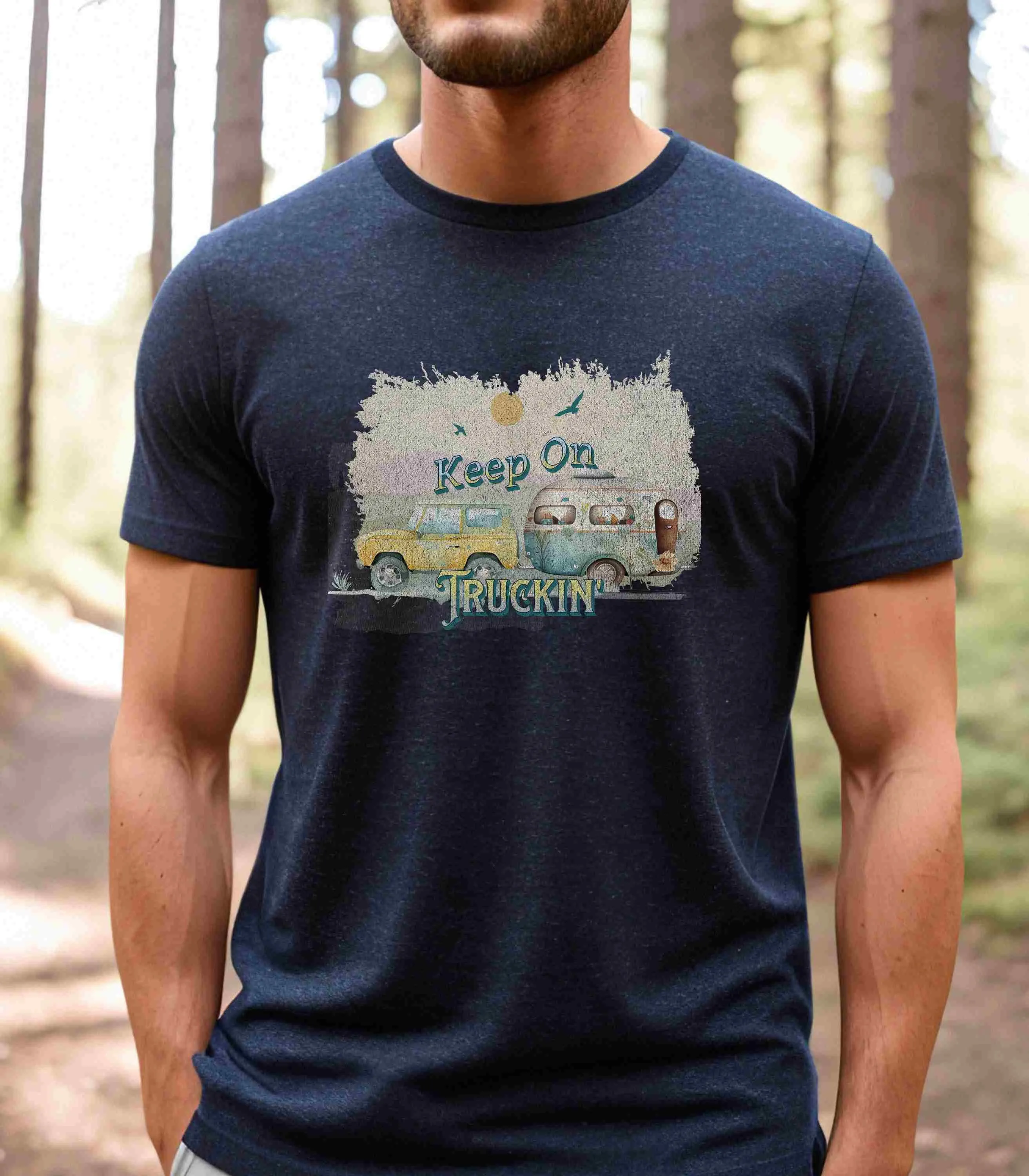 Keep on Truckin, RV, Travel, Camping, Truck, Pulling Camper