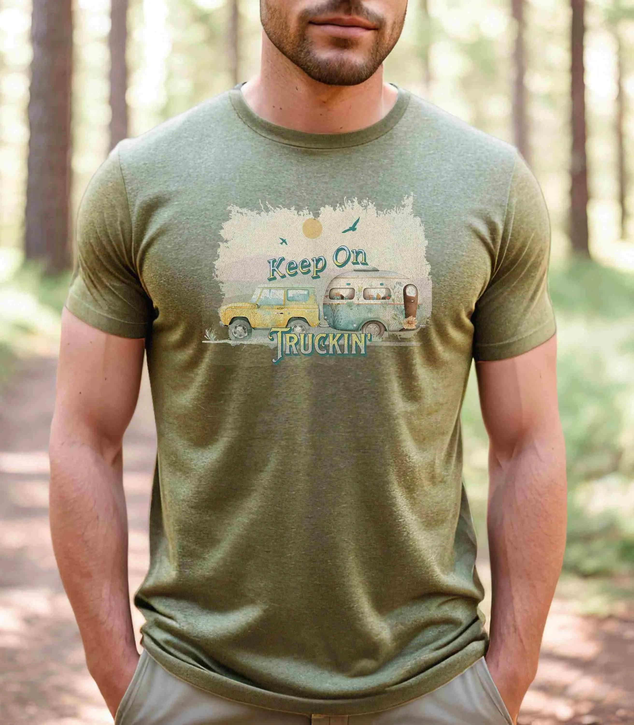 Keep on Truckin, RV, Travel, Camping, Truck, Pulling Camper