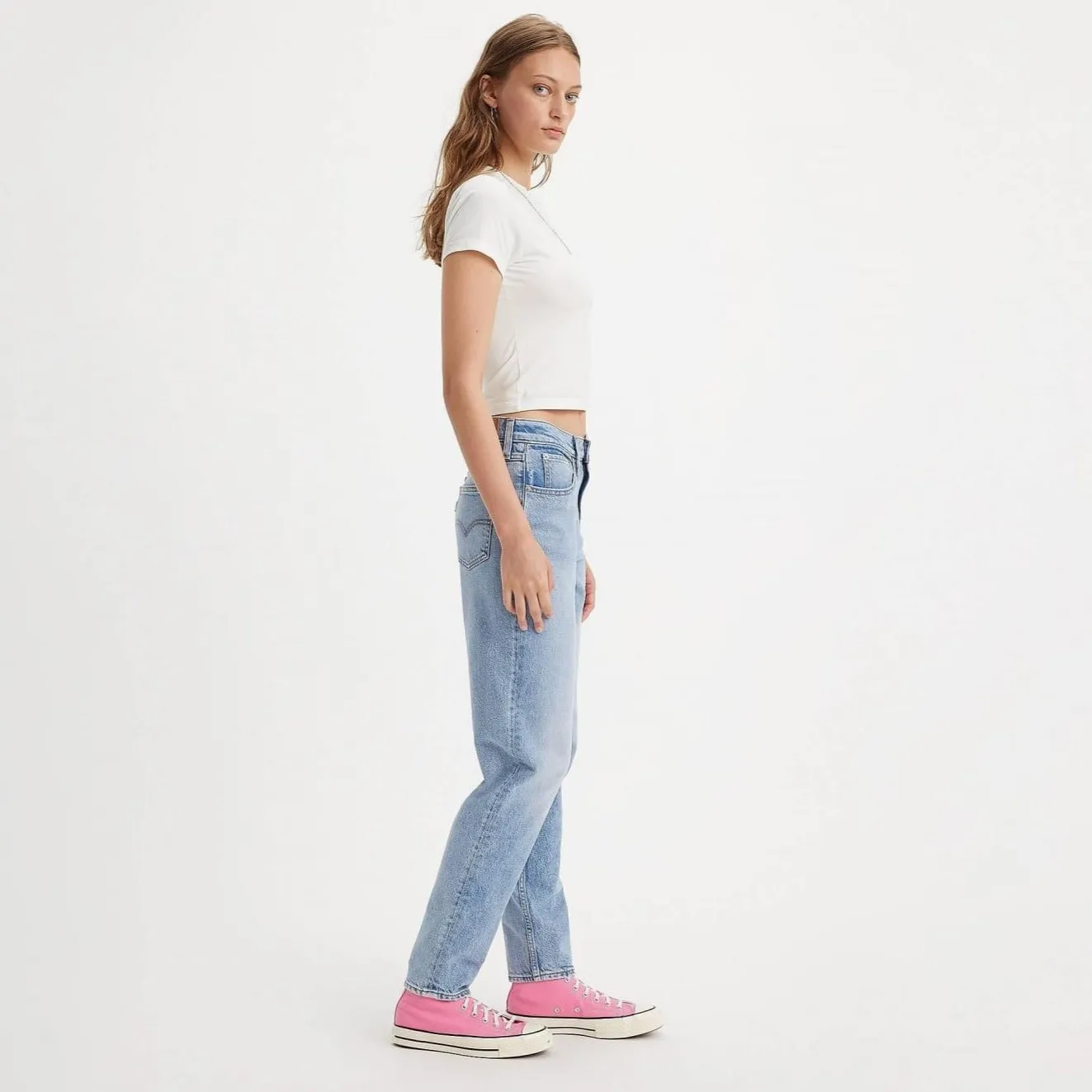 Levi's '80s Mom Jeans in How'S My Driving Blue