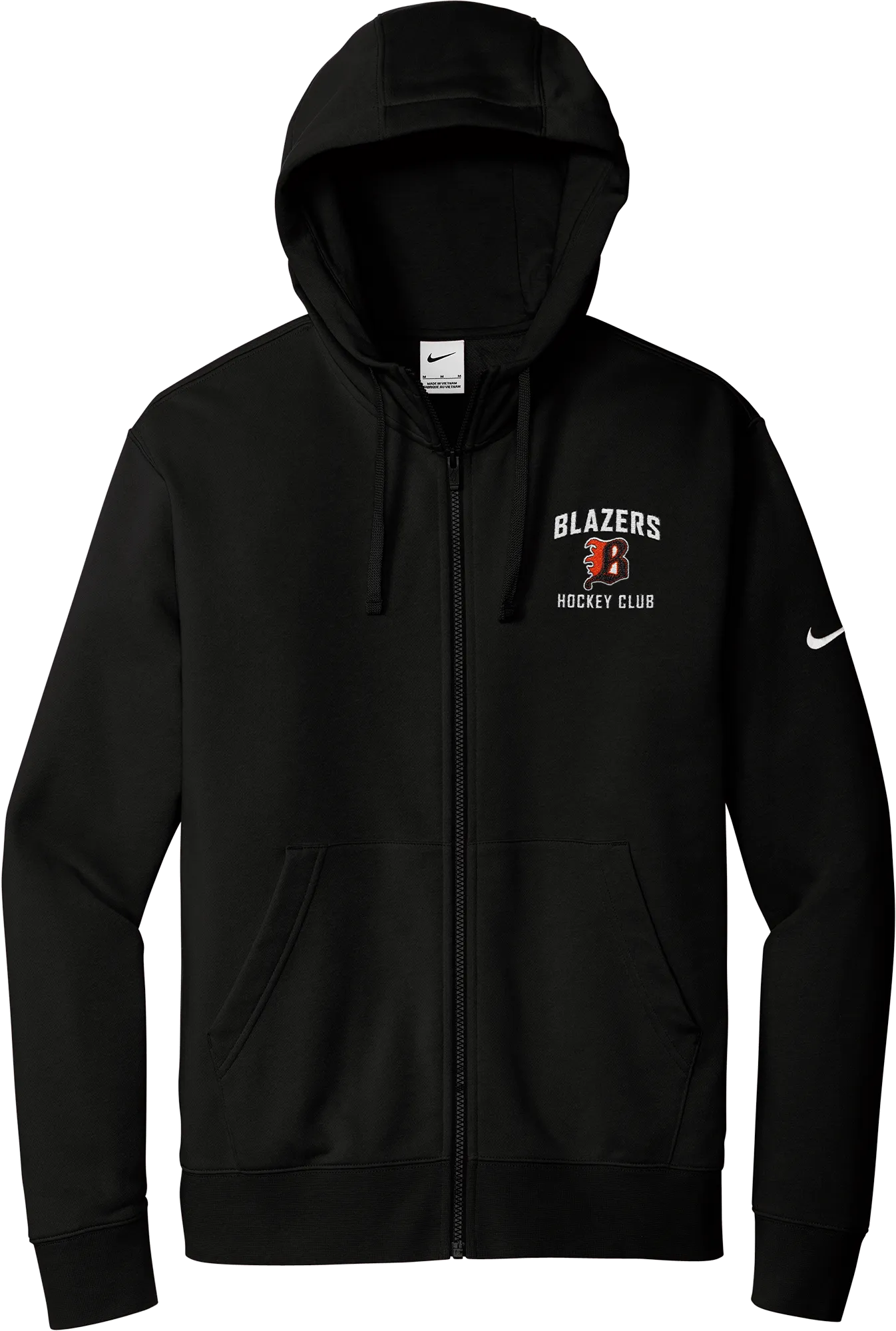 Philadelphia Blazers Nike Club Fleece Sleeve Swoosh Full-Zip Hoodie