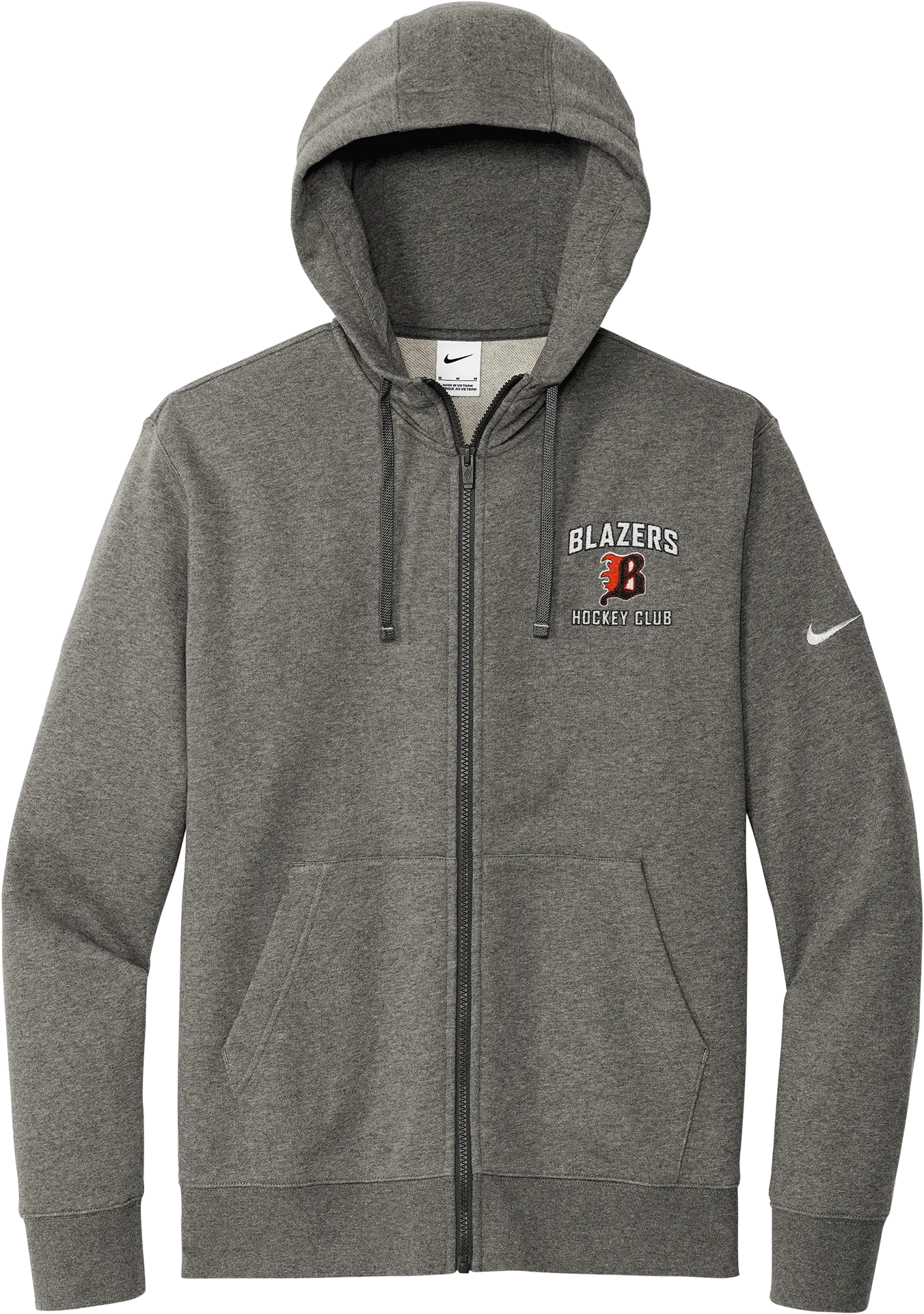 Philadelphia Blazers Nike Club Fleece Sleeve Swoosh Full-Zip Hoodie