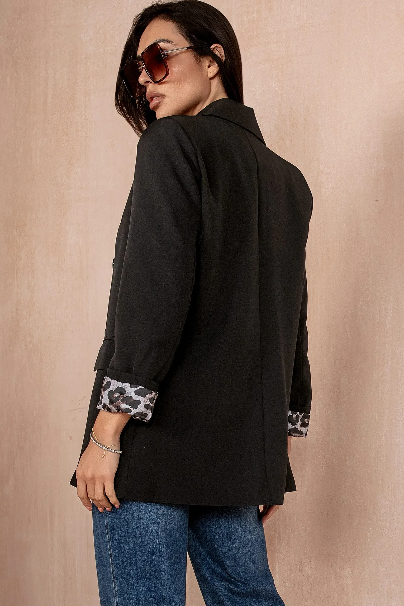 Sinead Black Double Breasted Blazer