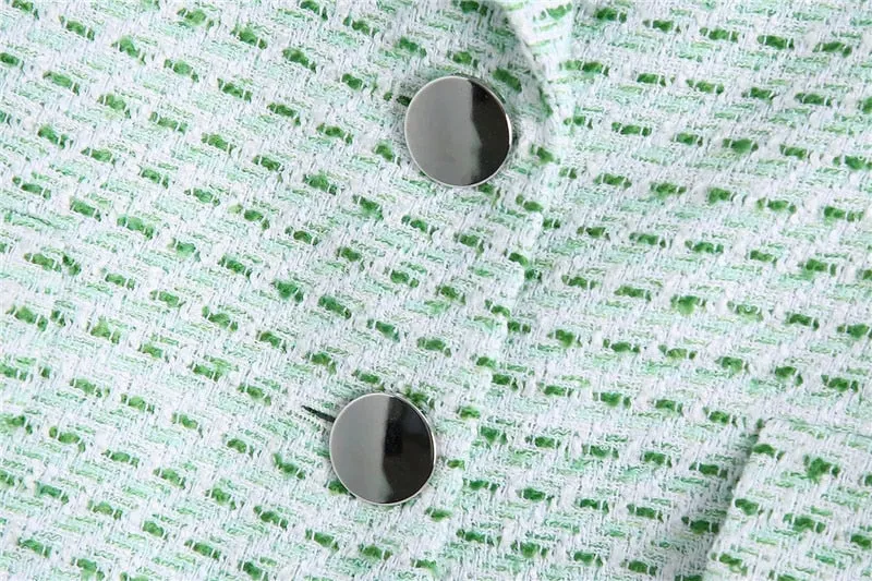 TEXTURED CHECK VEST