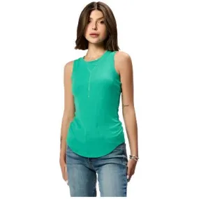 Women's Another Love Green Cleo Tank Top VCKN1515PEA