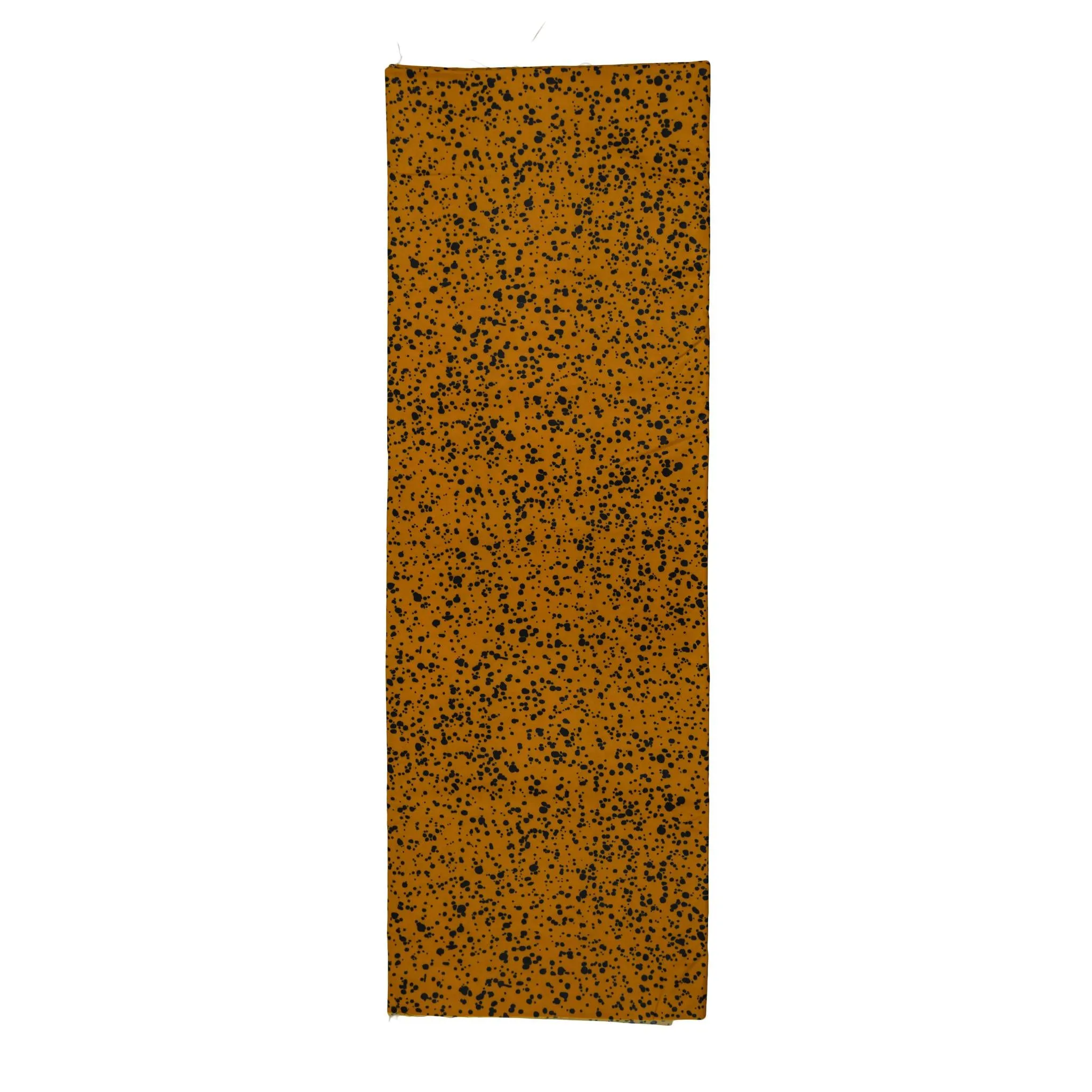 Yellow & Black Bazin Fabric